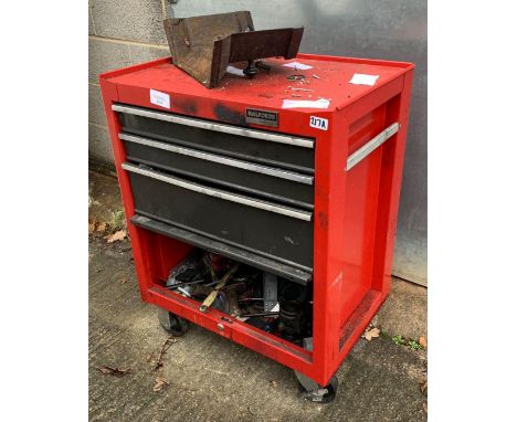 HALFORDS WORKSHOP TOOL UNIT INCLUDING TOOLS