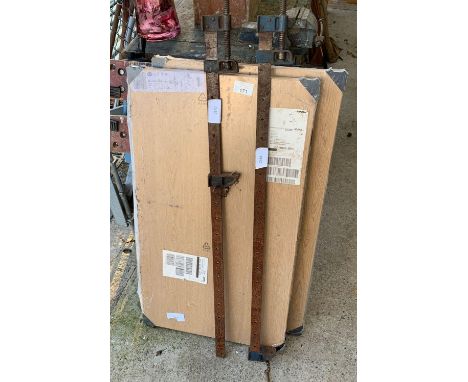 2 SASH CLAMPS, WORKMATE &amp; 2 OAK SHELVES