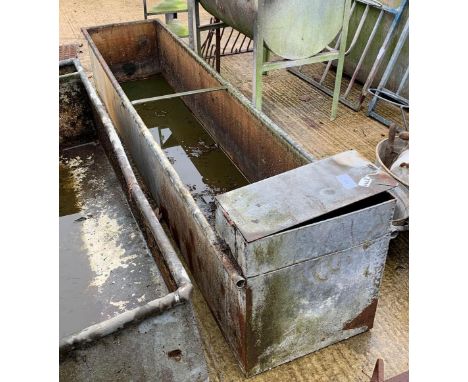 LARGE GALVANISED WATER TROUGH