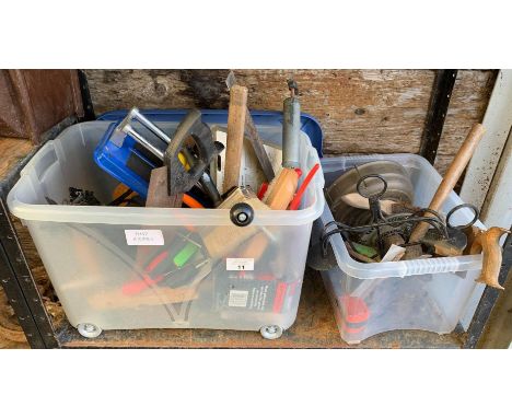 2 BOXES OF HAND TOOLS