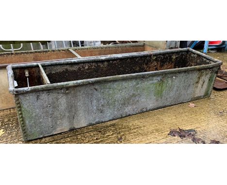 SMALLER RIVETED GALVANISED WATER TROUGH
