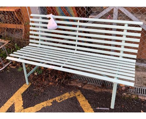 METAL GARDEN BENCH