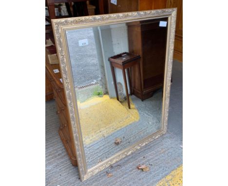 MODERN GILT FRAMED MIRROR