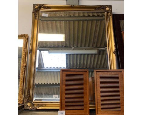 LARGE GILT FRAMED MIRROR