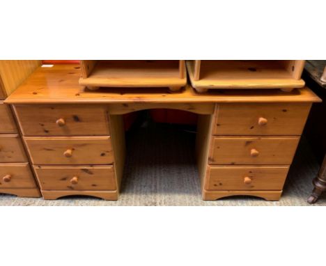 MODERN PINE DRESSING TABLE WITH MIRROR