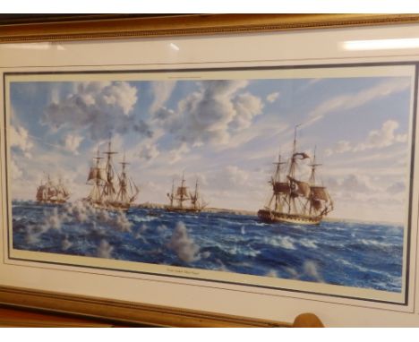 A John Chancellor limited edition colour marine print - 'From Under Their Noses' - 13/850.