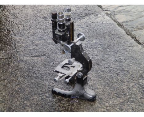 A Beck binocular microscope - 16082 - a/f.