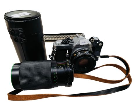 PENTIAX CAMERA WITH LENS &amp; 1 OTHER 