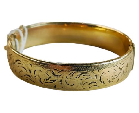VINTAGE METAL CORE BANGLE 