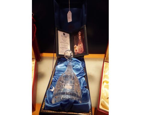 A Thomas Webb crystal decanter limited edition No 817 decanter commemorating the marriage of 'HRH Prince Charles to Lady Dian