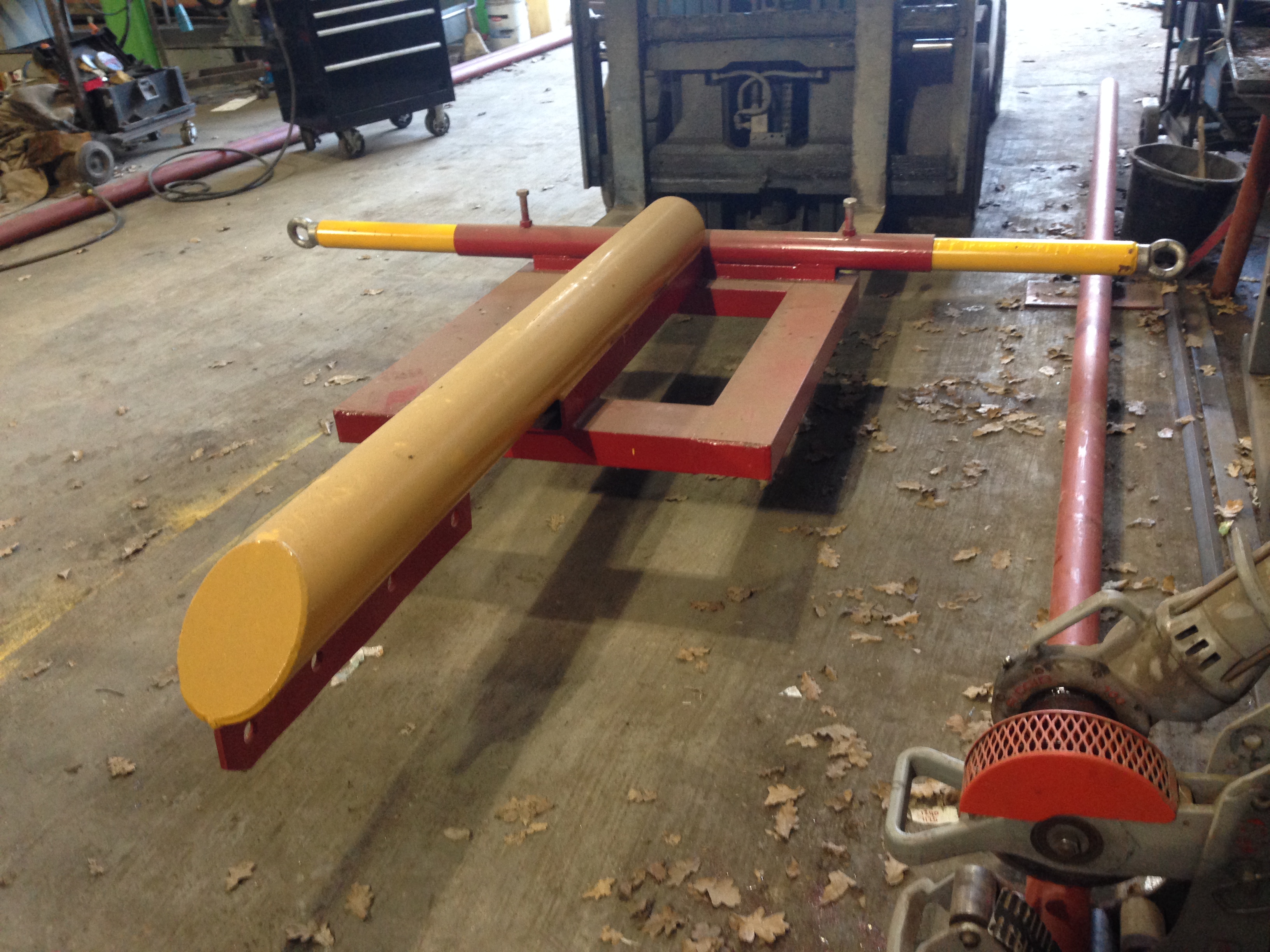 Forklift extension with adjustable side lift Collection from Exeter