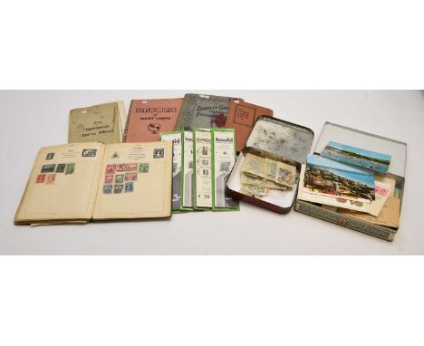 A large stamp collection comprising stamps, covers, albums, tins, envelopes of stamps etc. A few packs of Hawid Mounts. Noted