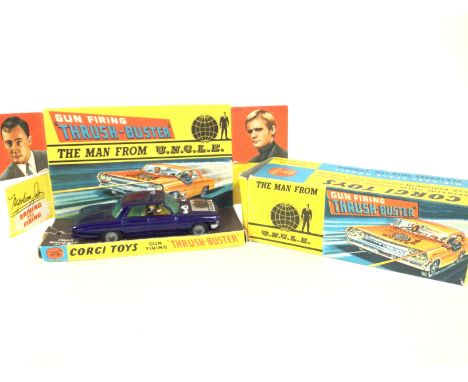 A Boxed Corgi The Man From Uncle Thrush-Buster #497 No Ring. Box is worn.