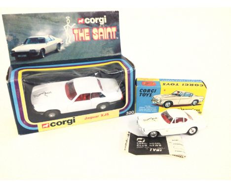 A Boxed Corgi The Saint Jaguar XJS #320 and a Corgi The Saint Volvo P.1800. #258.