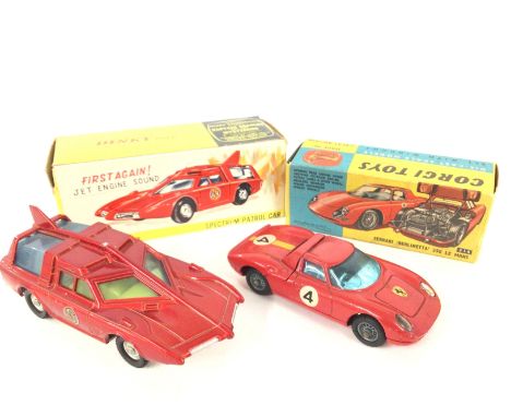 A Boxed Dinky Spectrum Patrol Car #103 A/F and a Corgi Ferrari Berlinetta 250 LE Manâ€™s. #314.