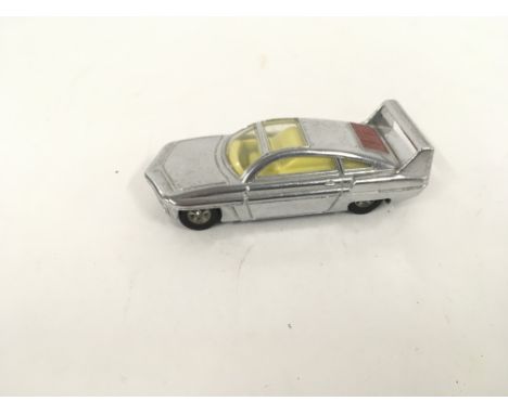 Diecast Dinky 108. From Joe 90 tv series this is SAMS CAR in a chrome finish. Made overseas under licence from ATV. Also Corg