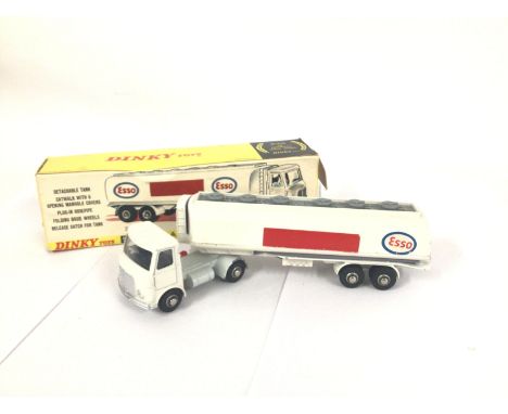 A Boxed Dinky Toys Fuel Tanker Esso #945 Box Worn