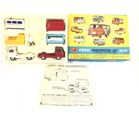 A Boxed Corgi Constructor Set gs/24. Bench Missing.