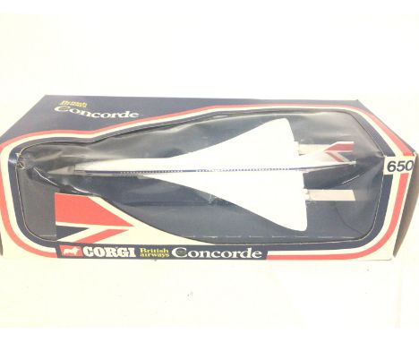 A Boxed Corgi British Airways Concorde. #650.