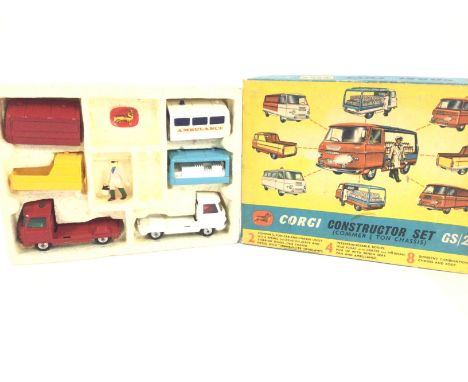 A Boxed Corgi Gift Set #29 Constructor Set GS/24.Bench Missing.
