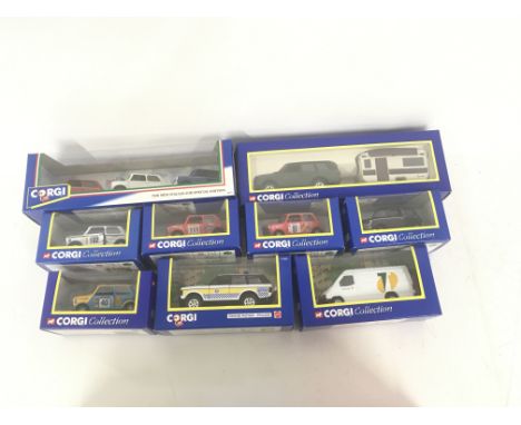 A collection of 24 model vehicles by Corgi and Rio. All unopened in original packaging.