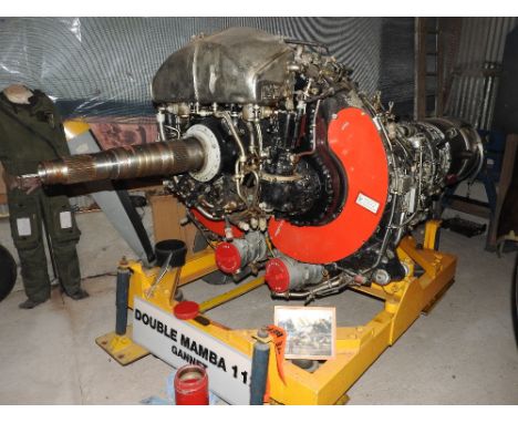 An Armstrong Siddeley-Bristol/Rolls-Royce Double Mamba Mk. No. 112 turboprop engine, serial no. DP4063 N664810, ex. Gannet
En