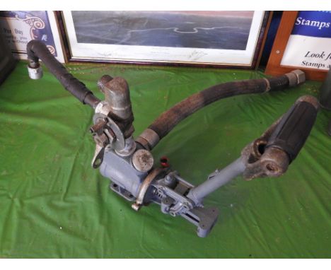 An emergency engine oil handpump, ex. Vickers Wellington 2LR03A
