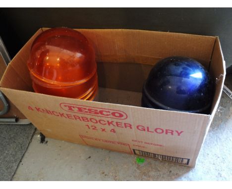 Five amber, eight clear and eleven airfield light covers