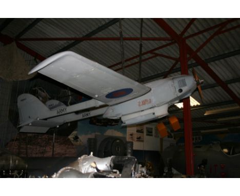 A Phoenix unmanned spy plane, airframe serial no. LV107, other parts different serial no.s, all parts unserviceable, date of 