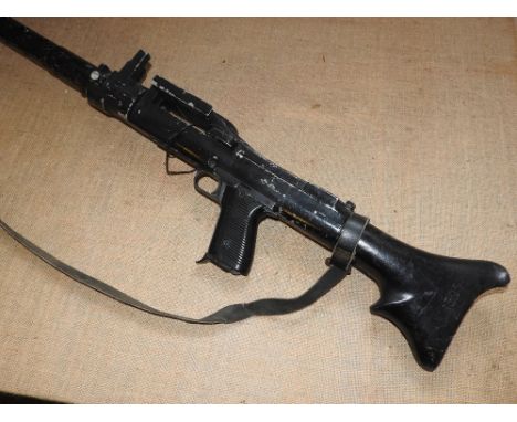 A replica German Maschinengewehr 34 (MG34) light machine gun *The versatile MG 34 was arguably the most advanced machine gun 