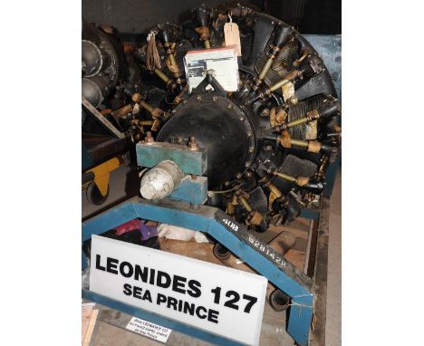 An Alvis Leonides 127 engine on transit stand, Ser. No. 646255, ex. SEA PRINCE

(* PLEASE SEE IMPORTANT INFORMATION)