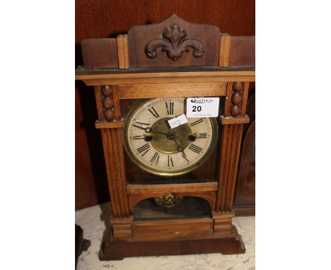 American two train architectural mantle clock. 
