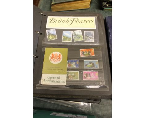 Great Britain range of First Day Covers, RAF covers and few presentation packs in album and two files. 
