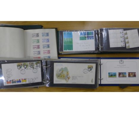 First day covers, 1960's and 1970's and an album of stamps