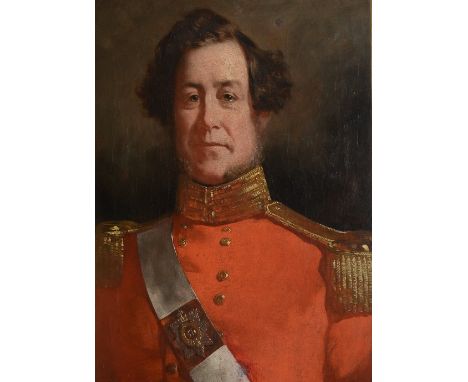 Unknown Artist (18th Century)'Portrait of an officer of the 47th Madras Native Infantry, c.1830 - 1855'Oil on canvas, unsigne