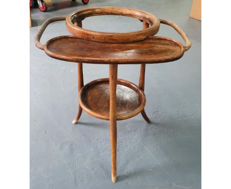 Antique wooden water basin holder, 