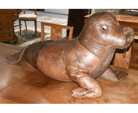 A leather model of a seal, 100cm