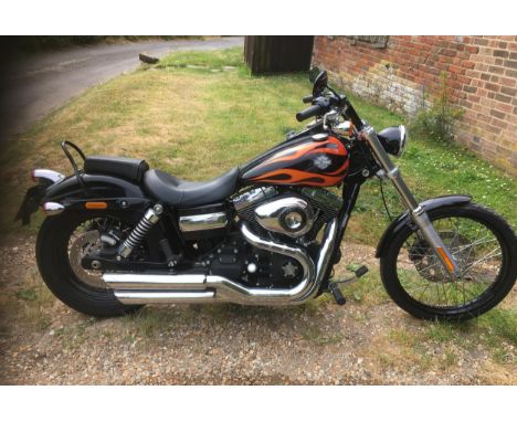 2011 Harley Davidson FXDWG Wide GlideRegistration number WD11 ENOFrame number 5HD1GP4C5AC324596Engine number GP4A3245962,715 