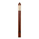 Y A REGENCY SCOTTISH PARTRIDGEWOOD MERCURY STICK BAROMETER