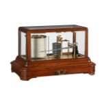 A LATE VICTORIAN MAHOGANY CASED BAROGRAPH