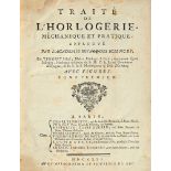 Ɵ THIOUT, ANTOINE 'TRAITE DE HORLOGERIE MECHANIQUE ET PRACTIQUE'