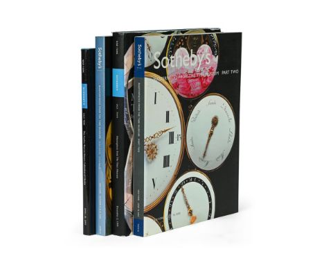 Ɵ SOTHEBY'S HOROLOGICAL AUCTION CATALOGUESFOUR VOLUMES:Masterpieces from The Time Museum, Including Watches, Clocks and Scien