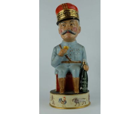 Wilkinson's Toby Jug Marshall Foch, designed and signed by Sir Francis Carruthers Gould, height 31cm (chip to hat and some pa