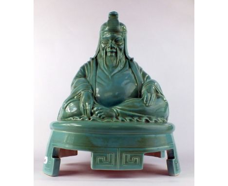 Royal Doulton Speaker Cover as Seated Buddha made for Artandia Ltd, height 33cm ( one foot re-stuck) 