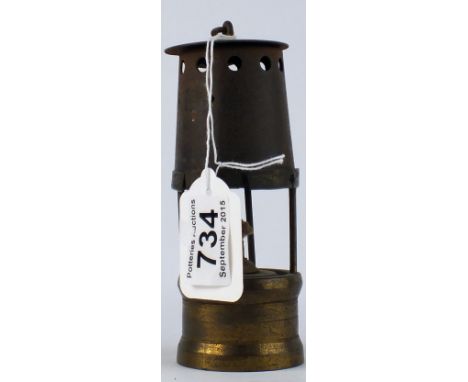 Unmarked Miniature Miners Safety Lamp 