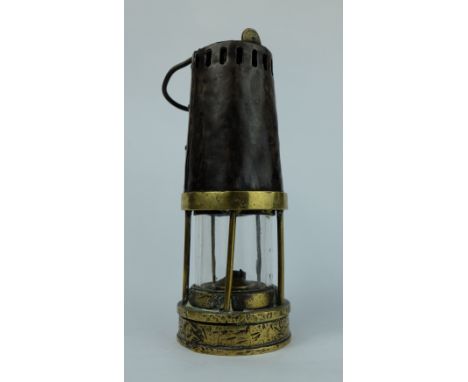 Baxendale Manchester Miners Safety Lamp stamped 914