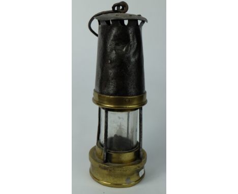 Baxendale Manchester Miners Safety Lamp stamped 625