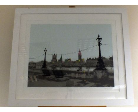 Nick Walker, colour silkscreen print "The Morning After " (London) 2007, edition no AP4 signed by artist with certificate of 