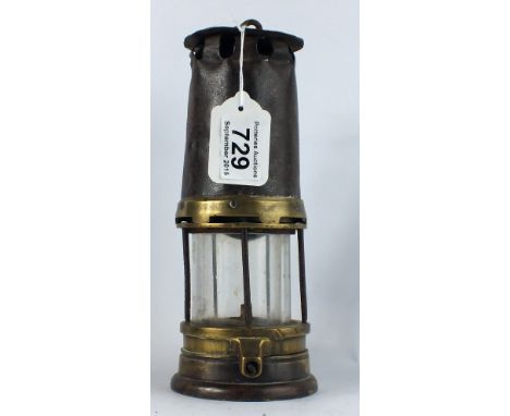 Unmarked Miners Safety Lamp 
