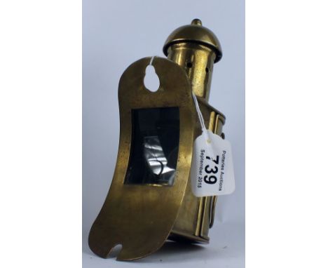 Unmarked Brass Carriage Lamp